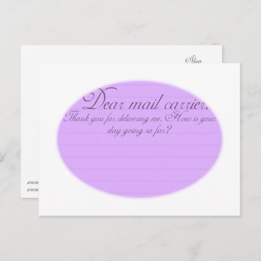 親愛郵船おもしろい感謝してい葉書 ポストカード (正面/裏面)