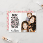 親愛離れSanta Your Credit おもしろい Card写真 カード (正面/裏面インサイチュ)