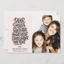 親愛離れSanta Your Credit おもしろい Card写真 カード