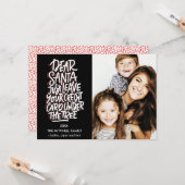 親愛離れSanta Your Credit おもしろい Card写真 カード (正面/裏面インサイチュ)