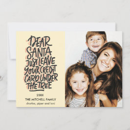 親愛離れSanta Your Credit おもしろい Card写真 カード