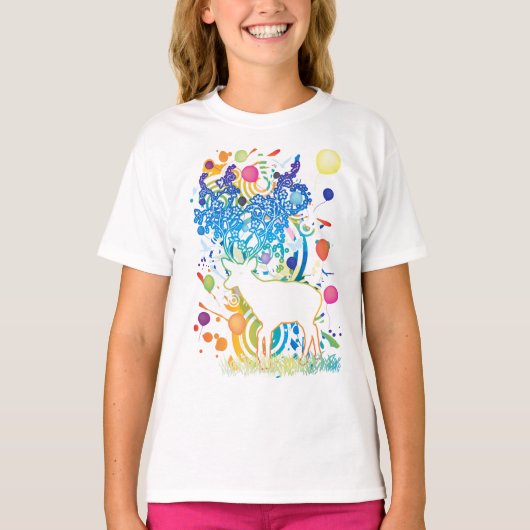 親愛鹿(_D) Tシャツ (正面)