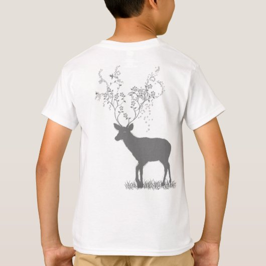 親愛鹿(_D) Tシャツ (裏面)