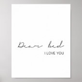 親愛B I Love You ポスター (正面)