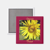 親愛Friend-Sunflower w/Bee Magnet マグネット (正面/裏面)