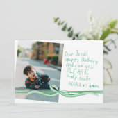 親愛Jesus Photo Christmas Card (スタンド正面)