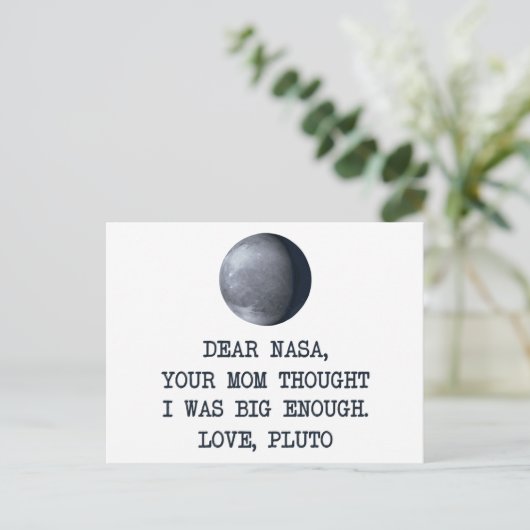 親愛Nasa Love Pluto ポストカード (スタンド正面)