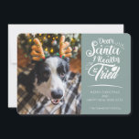 親愛Santa私は犬の写真おもしろいクリスマスを試した シーズンカード<br><div class="desc">この可愛いおもしろいのホリデーカードを家族や友達に送ってクリスマス応援を広げる。このカードは白い手書きモダンのフォントで読「Santa I really try親愛」というトレンディーとタイポグラフィを備えている。簡単にあなたの犬の写真お気に入りのの1つを追加してカードの前面をパーソナライズする。この逆は、さらに2つの写真、個人メッセージ、署名でカスタマイズ可能。</div>
