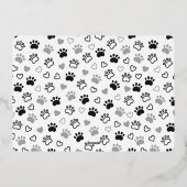 親愛Santa私は犬の写真おもしろいクリスマス金ゴールドを試した 箔シーズンカード (裏面)