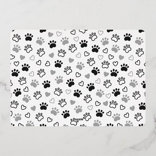 親愛Santa私は犬の写真おもしろいクリスマス金ゴールドを試した 箔シーズンカード (裏面)