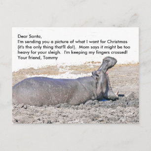 親愛SANTA/クリスマスに何が欲しいか シーズンポストカード