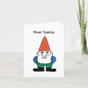 親愛Santa:定ユーモアのある義 カード