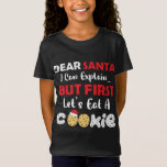 親愛Santa A食べ Cookieおもしろい Christmas Cookie Ba Tシャツ<br><div class="desc">サンタア親愛食べクッキーおもしろいベーキングベーカー</div>