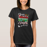 親愛Santa Defineいけな Christmas Matching Tシャツ<br><div class="desc">Santa親愛はクリスマスいけなのマッチングを定義。</div>