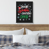 親愛Santa Define Good Christmasおもしろい キャンバスプリント (インサイチュ (寝室))