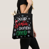 親愛Santa Define Good Christmasおもしろい トートバッグ (クローズアップ)