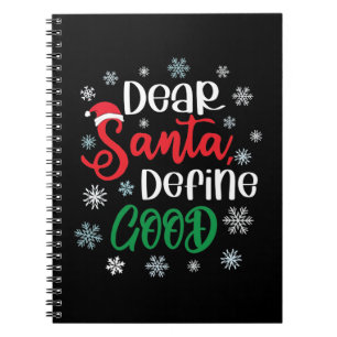 親愛Santa Define Good Christmasおもしろい ノートブック