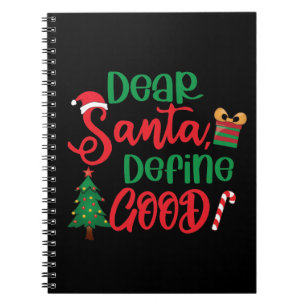 親愛Santa Define Good Christmasおもしろい ノートブック