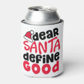 親愛Santa Define Good Christmasおもしろい 缶クーラー (缶正面)