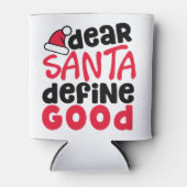 親愛Santa Define Good Christmasおもしろい 缶クーラー (正面)