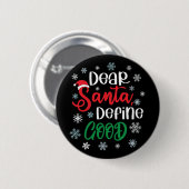 親愛Santa Define Good Christmasおもしろい 缶バッジ (正面&裏面)