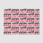 親愛Santa Define Good Christmasおもしろい 薄葉紙<br><div class="desc">これはおもしろいとおもしろい小さな赤と黒のデザインとよくはしゃぐトレンディーフォントちょうど休日に間に合う。Santa Define Good親愛は、休日ファッションとホームデコールアイテムの両方に最適。</div>