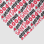 親愛Santa Define Good Christmasおもしろい 薄葉紙 (詳細)