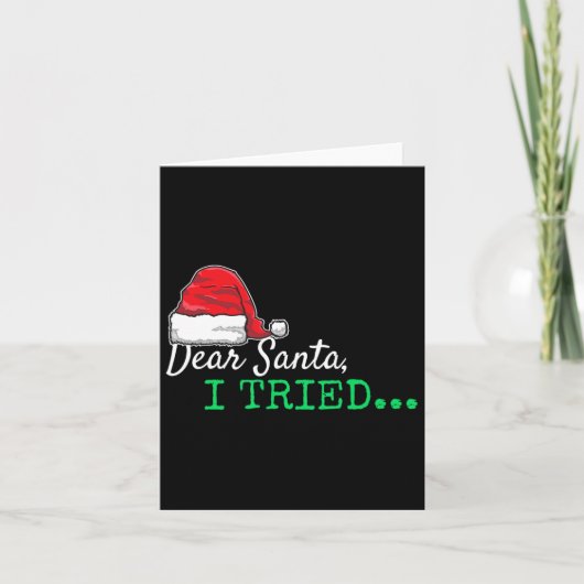 親愛Santa Iがクリスマスを食べた カード (正面)