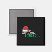 親愛Santa Iがクリスマスを食べた マグネット (正面/裏面)