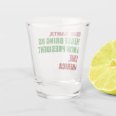 親愛Santa Iはクリスマスに新しい社長が欲しい ショットグラス (裏面)