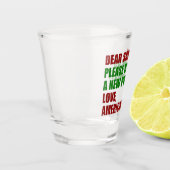 親愛Santa Iはクリスマスに新しい社長が欲しい ショットグラス (左)