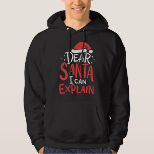 親愛Santa Iはクリスマスの悪行を説明できる パーカ