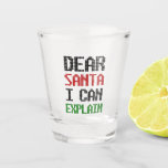親愛Santa I can Explain Christmas いけな List ショットグラス<br><div class="desc">サンタ親愛ーはクリスマスのリストを説明いけなできる！</div>