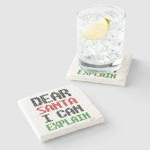 親愛Santa I can Explain Christmas いけな List ストーンコースター (横)