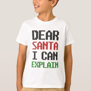 親愛Santa I can Explain Christmas いけな List Tシャツ