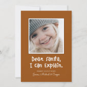 親愛SANTA I CAN EXPLAIN Your Photo (正面)