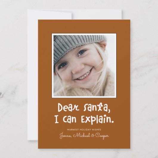 親愛SANTA I CAN EXPLAIN Your Photo (正面)