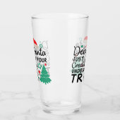 親愛Santa Just 離れ Your Credit Card |おもしろい | タンブラーグラス (左)