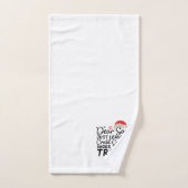 親愛Santa Just 離れ Your Credit Card |おもしろい | バスタオルセット (ハンドタオル)