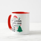 親愛Santa Just 離れ Your Credit Card |おもしろい | マグカップ (正面左)