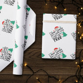 親愛Santa Just 離れ Your Credit Card |おもしろい | ラッピングペーパー