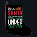 親愛Santa Just 離れ Your Credit Card Christmas スモールクリスマスストッキング<br><div class="desc">親愛Santa Just 離れ Your Credit Card Christmas</div>