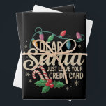 親愛Santa Just 離れ Your Credit Card Christmas ラッピングペーパーシート<br><div class="desc">親愛Santaは離れYour Credit Card Christmas Family Match</div>