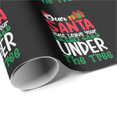 親愛Santa Just 離れ Your Credit Card Christmas ラッピングペーパー (ロールコーナー)