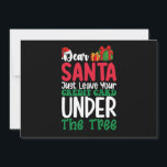 親愛Santa Just 離れ Your Credit Card Christmas 招待状<br><div class="desc">親愛Santa Just 離れ Your Credit Card Christmas</div>