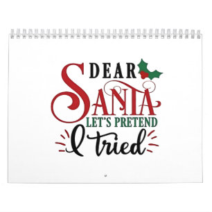 親愛Santa Let's Furing I have Try カレンダー