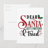 親愛Santa Let's Furing I have Try シーズンポストカード (正面/裏面)