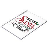 親愛Santa Let's Furing I have Try ノートブック (左側)