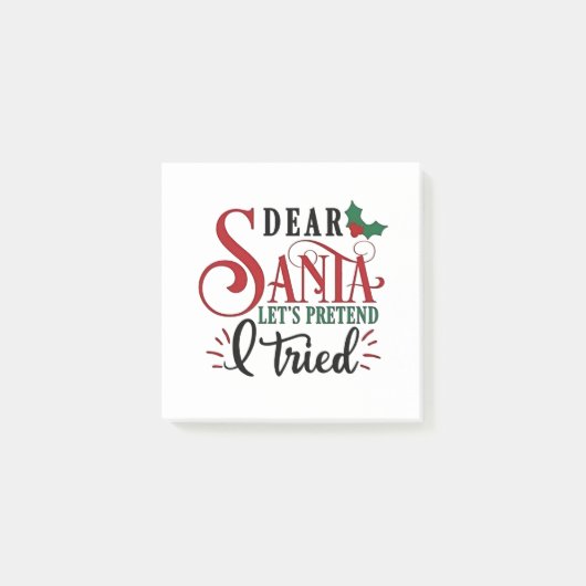 親愛Santa Let's Furing I have Try ポストイット (正面)