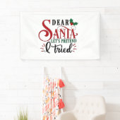 親愛Santa Let's Furing I have Try 横断幕 (インサイチュ)